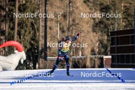 25.01.2023, Lenzerheide, Switzerland (SUI): Endre Stroemsheim (NOR) - IBU Open European Championships Biathlon, individual men, Lenzerheide (SUI). www.nordicfocus.com. © Manzoni/NordicFocus. Every downloaded picture is fee-liable.