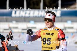 25.01.2023, Lenzerheide, Switzerland (SUI): Lucas Smith (CAN) - IBU Open European Championships Biathlon, individual men, Lenzerheide (SUI). www.nordicfocus.com. © Manzoni/NordicFocus. Every downloaded picture is fee-liable.