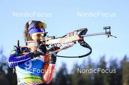25.01.2023, Lenzerheide, Switzerland (SUI): Gilonne Guigonnat (FRA) - IBU Open European Championships Biathlon, individual women, Lenzerheide (SUI). www.nordicfocus.com. © Manzoni/NordicFocus. Every downloaded picture is fee-liable.