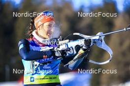 25.01.2023, Lenzerheide, Switzerland (SUI): Juliane Fruehwirt (GER) - IBU Open European Championships Biathlon, individual women, Lenzerheide (SUI). www.nordicfocus.com. © Manzoni/NordicFocus. Every downloaded picture is fee-liable.