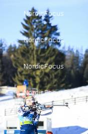 25.01.2023, Lenzerheide, Switzerland (SUI): Sanna Laari (FIN) - IBU Open European Championships Biathlon, individual women, Lenzerheide (SUI). www.nordicfocus.com. © Manzoni/NordicFocus. Every downloaded picture is fee-liable.