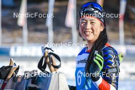 25.01.2023, Lenzerheide, Switzerland (SUI): Fuyuko Tachizaki (JPN) - IBU Open European Championships Biathlon, individual women, Lenzerheide (SUI). www.nordicfocus.com. © Manzoni/NordicFocus. Every downloaded picture is fee-liable.