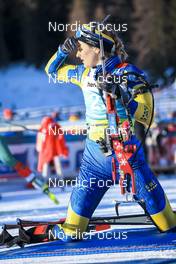25.01.2023, Lenzerheide, Switzerland (SUI): Stina Nilsson (SWE) - IBU Open European Championships Biathlon, individual women, Lenzerheide (SUI). www.nordicfocus.com. © Manzoni/NordicFocus. Every downloaded picture is fee-liable.