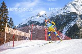 25.01.2023, Lenzerheide, Switzerland (SUI): Tilda Johansson (SWE) - IBU Open European Championships Biathlon, individual women, Lenzerheide (SUI). www.nordicfocus.com. © Manzoni/NordicFocus. Every downloaded picture is fee-liable.