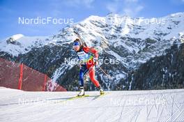 25.01.2023, Lenzerheide, Switzerland (SUI): Oceane Michelon (FRA) - IBU Open European Championships Biathlon, individual women, Lenzerheide (SUI). www.nordicfocus.com. © Manzoni/NordicFocus. Every downloaded picture is fee-liable.