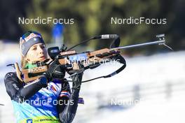 25.01.2023, Lenzerheide, Switzerland (SUI): Michela Carrara (ITA) - IBU Open European Championships Biathlon, individual women, Lenzerheide (SUI). www.nordicfocus.com. © Manzoni/NordicFocus. Every downloaded picture is fee-liable.