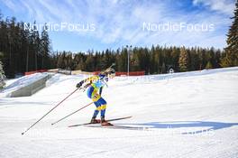 25.01.2023, Lenzerheide, Switzerland (SUI): Stina Nilsson (SWE) - IBU Open European Championships Biathlon, individual women, Lenzerheide (SUI). www.nordicfocus.com. © Manzoni/NordicFocus. Every downloaded picture is fee-liable.