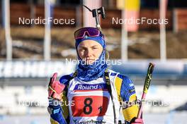 29.01.2023, Lenzerheide, Switzerland (SUI): Tilda Johansson (SWE) - IBU Open European Championships Biathlon, mixed relay, Lenzerheide (SUI). www.nordicfocus.com. © Manzoni/NordicFocus. Every downloaded picture is fee-liable.