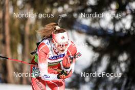 29.01.2023, Lenzerheide, Switzerland (SUI): Jenna Sherrington (CAN) - IBU Open European Championships Biathlon, mixed relay, Lenzerheide (SUI). www.nordicfocus.com. © Manzoni/NordicFocus. Every downloaded picture is fee-liable.