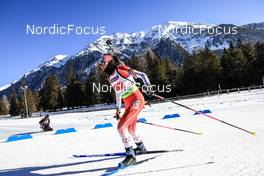 29.01.2023, Lenzerheide, Switzerland (SUI): Gillian Gowling (CAN) - IBU Open European Championships Biathlon, mixed relay, Lenzerheide (SUI). www.nordicfocus.com. © Manzoni/NordicFocus. Every downloaded picture is fee-liable.
