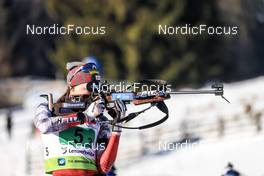 29.01.2023, Lenzerheide, Switzerland (SUI): Anna Juppe (AUT) - IBU Open European Championships Biathlon, mixed relay, Lenzerheide (SUI). www.nordicfocus.com. © Manzoni/NordicFocus. Every downloaded picture is fee-liable.