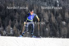 28.01.2023, Lenzerheide, Switzerland (SUI): Dominic Schmuck (GER) - IBU Open European Championships Biathlon, pursuit men, Lenzerheide (SUI). www.nordicfocus.com. © Manzoni/NordicFocus. Every downloaded picture is fee-liable.