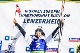 28.01.2023, Lenzerheide, Switzerland (SUI): Vebjoern Soerum (NOR) - IBU Open European Championships Biathlon, pursuit men, Lenzerheide (SUI). www.nordicfocus.com. © Manzoni/NordicFocus. Every downloaded picture is fee-liable.