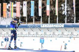 28.01.2023, Lenzerheide, Switzerland (SUI): Erlend Bjoentegaard (NOR) - IBU Open European Championships Biathlon, pursuit men, Lenzerheide (SUI). www.nordicfocus.com. © Manzoni/NordicFocus. Every downloaded picture is fee-liable.