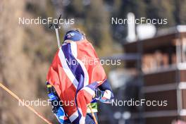 29.01.2023, Lenzerheide, Switzerland (SUI): Endre Stroemsheim (NOR) - IBU Open European Championships Biathlon, single mixed relay, Lenzerheide (SUI). www.nordicfocus.com. © Manzoni/NordicFocus. Every downloaded picture is fee-liable.