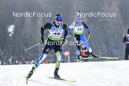 27.01.2023, Lenzerheide, Switzerland (SUI): Marco Gross (GER) - IBU Open European Championships Biathlon, sprint men, Lenzerheide (SUI). www.nordicfocus.com. © Manzoni/NordicFocus. Every downloaded picture is fee-liable.