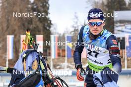 27.01.2023, Lenzerheide, Switzerland (SUI): Lucas Fratzscher (GER) - IBU Open European Championships Biathlon, sprint men, Lenzerheide (SUI). www.nordicfocus.com. © Manzoni/NordicFocus. Every downloaded picture is fee-liable.
