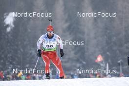 27.01.2023, Lenzerheide, Switzerland (SUI): Joscha Burkhalter (SUI) - IBU Open European Championships Biathlon, sprint men, Lenzerheide (SUI). www.nordicfocus.com. © Manzoni/NordicFocus. Every downloaded picture is fee-liable.