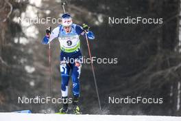 27.01.2023, Lenzerheide, Switzerland (SUI): Otto Invenius (FIN) - IBU Open European Championships Biathlon, sprint men, Lenzerheide (SUI). www.nordicfocus.com. © Manzoni/NordicFocus. Every downloaded picture is fee-liable.