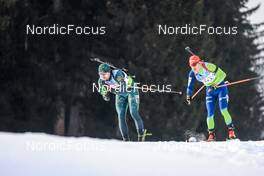 27.01.2023, Lenzerheide, Switzerland (SUI): Stepan Terentjev (LTU) - IBU Open European Championships Biathlon, sprint men, Lenzerheide (SUI). www.nordicfocus.com. © Manzoni/NordicFocus. Every downloaded picture is fee-liable.