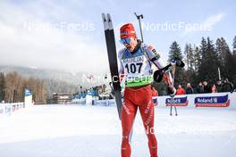 27.01.2023, Lenzerheide, Switzerland (SUI): Sandro Bovisi (SUI) - IBU Open European Championships Biathlon, sprint men, Lenzerheide (SUI). www.nordicfocus.com. © Manzoni/NordicFocus. Every downloaded picture is fee-liable.