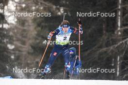 27.01.2023, Lenzerheide, Switzerland (SUI): Mats Oeverby (NOR) - IBU Open European Championships Biathlon, sprint men, Lenzerheide (SUI). www.nordicfocus.com. © Manzoni/NordicFocus. Every downloaded picture is fee-liable.