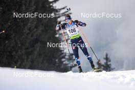 27.01.2023, Lenzerheide, Switzerland (SUI): Sverre Dahlen Aspenes (NOR) - IBU Open European Championships Biathlon, sprint men, Lenzerheide (SUI). www.nordicfocus.com. © Manzoni/NordicFocus. Every downloaded picture is fee-liable.