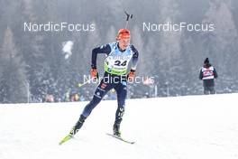 27.01.2023, Lenzerheide, Switzerland (SUI): Philipp Horn (GER) - IBU Open European Championships Biathlon, sprint men, Lenzerheide (SUI). www.nordicfocus.com. © Manzoni/NordicFocus. Every downloaded picture is fee-liable.