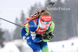 27.01.2023, Lenzerheide, Switzerland (SUI): Kaja Zorc (SLO) - IBU Open European Championships Biathlon, sprint women, Lenzerheide (SUI). www.nordicfocus.com. © Manzoni/NordicFocus. Every downloaded picture is fee-liable.