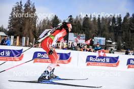 27.01.2023, Lenzerheide, Switzerland (SUI): Gillian Gowling (CAN) - IBU Open European Championships Biathlon, sprint women, Lenzerheide (SUI). www.nordicfocus.com. © Manzoni/NordicFocus. Every downloaded picture is fee-liable.