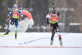 27.01.2023, Lenzerheide, Switzerland (SUI): Asuka Hachisuka (JPN) - IBU Open European Championships Biathlon, sprint women, Lenzerheide (SUI). www.nordicfocus.com. © Manzoni/NordicFocus. Every downloaded picture is fee-liable.