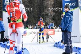 27.01.2023, Lenzerheide, Switzerland (SUI): Tilda Johansson (SWE) - IBU Open European Championships Biathlon, sprint women, Lenzerheide (SUI). www.nordicfocus.com. © Manzoni/NordicFocus. Every downloaded picture is fee-liable.