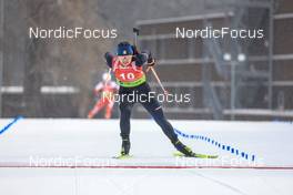 27.01.2023, Lenzerheide, Switzerland (SUI): Elena Chirkova (ROU) - IBU Open European Championships Biathlon, sprint women, Lenzerheide (SUI). www.nordicfocus.com. © Manzoni/NordicFocus. Every downloaded picture is fee-liable.