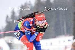 27.01.2023, Lenzerheide, Switzerland (SUI): Henrieta Horvatova (SVK) - IBU Open European Championships Biathlon, sprint women, Lenzerheide (SUI). www.nordicfocus.com. © Manzoni/NordicFocus. Every downloaded picture is fee-liable.
