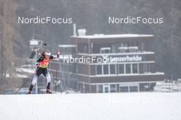 27.01.2023, Lenzerheide, Switzerland (SUI): Alla Ghilenko (MDA) - IBU Open European Championships Biathlon, sprint women, Lenzerheide (SUI). www.nordicfocus.com. © Manzoni/NordicFocus. Every downloaded picture is fee-liable.