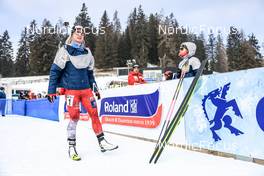 27.01.2023, Lenzerheide, Switzerland (SUI): Katharina Komatz (AUT) - IBU Open European Championships Biathlon, sprint women, Lenzerheide (SUI). www.nordicfocus.com. © Manzoni/NordicFocus. Every downloaded picture is fee-liable.