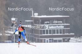 27.01.2023, Lenzerheide, Switzerland (SUI): Sofiya Balabanova (EST) - IBU Open European Championships Biathlon, sprint women, Lenzerheide (SUI). www.nordicfocus.com. © Manzoni/NordicFocus. Every downloaded picture is fee-liable.