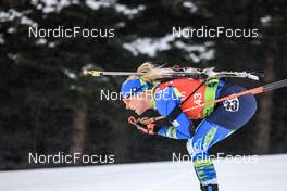 27.01.2023, Lenzerheide, Switzerland (SUI): Yuliia Dzhima (UKR) - IBU Open European Championships Biathlon, sprint women, Lenzerheide (SUI). www.nordicfocus.com. © Manzoni/NordicFocus. Every downloaded picture is fee-liable.