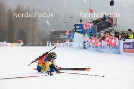 27.01.2023, Lenzerheide, Switzerland (SUI): Stina Nilsson (SWE) - IBU Open European Championships Biathlon, sprint women, Lenzerheide (SUI). www.nordicfocus.com. © Manzoni/NordicFocus. Every downloaded picture is fee-liable.