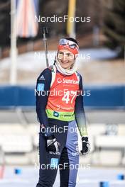 27.01.2023, Lenzerheide, Switzerland (SUI): Juliane Fruehwirt (GER) - IBU Open European Championships Biathlon, sprint women, Lenzerheide (SUI). www.nordicfocus.com. © Manzoni/NordicFocus. Every downloaded picture is fee-liable.