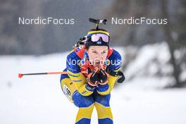 27.01.2023, Lenzerheide, Switzerland (SUI): Johanna Skottheim (SWE) - IBU Open European Championships Biathlon, sprint women, Lenzerheide (SUI). www.nordicfocus.com. © Manzoni/NordicFocus. Every downloaded picture is fee-liable.