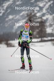 31.03.2023, Bessans, France (FRA): Hugo Francois (FRA) - French Championships biathlon, mass, Bessans (FRA). www.nordicfocus.com. © Authamayou/NordicFocus. Every downloaded picture is fee-liable.