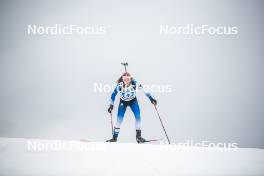 31.03.2023, Bessans, France (FRA): Juliane Jacob (FRA) - French Championships biathlon, mass, Bessans (FRA). www.nordicfocus.com. © Authamayou/NordicFocus. Every downloaded picture is fee-liable.