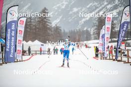31.03.2023, Bessans, France (FRA): Juliette Oliva (FRA) - French Championships biathlon, mass, Bessans (FRA). www.nordicfocus.com. © Authamayou/NordicFocus. Every downloaded picture is fee-liable.