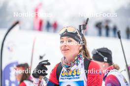31.03.2023, Bessans, France (FRA): Lena Moretti (FRA) - French Championships biathlon, mass, Bessans (FRA). www.nordicfocus.com. © Authamayou/NordicFocus. Every downloaded picture is fee-liable.