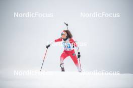 31.03.2023, Bessans, France (FRA): Matilda Dodos (FRA) - French Championships biathlon, mass, Bessans (FRA). www.nordicfocus.com. © Authamayou/NordicFocus. Every downloaded picture is fee-liable.
