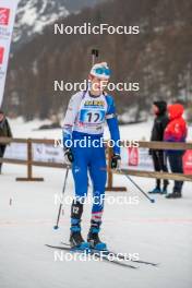 31.03.2023, Bessans, France (FRA): Emile Perrillat Bottonet (FRA) - French Championships biathlon, mass, Bessans (FRA). www.nordicfocus.com. © Authamayou/NordicFocus. Every downloaded picture is fee-liable.