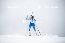 31.03.2023, Bessans, France (FRA): Emma Oustry (FRA) - French Championships biathlon, mass, Bessans (FRA). www.nordicfocus.com. © Authamayou/NordicFocus. Every downloaded picture is fee-liable.