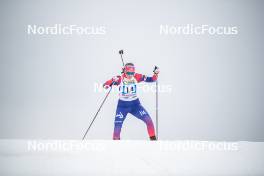 31.03.2023, Bessans, France (FRA): Lisa Cart Lamy (FRA) - French Championships biathlon, mass, Bessans (FRA). www.nordicfocus.com. © Authamayou/NordicFocus. Every downloaded picture is fee-liable.