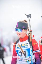 31.03.2023, Bessans, France (FRA): Nora Fumey (FRA) - French Championships biathlon, mass, Bessans (FRA). www.nordicfocus.com. © Authamayou/NordicFocus. Every downloaded picture is fee-liable.